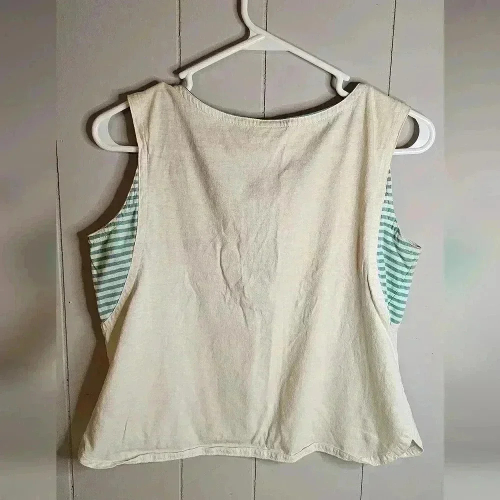 Vintage Head Tennis Top Sleeveless Button Top, Small - Picture 8 of 8